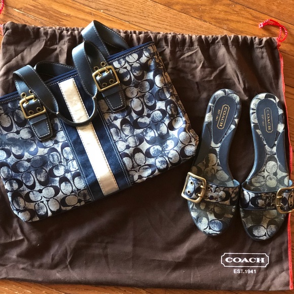 coach matching shoes and purse